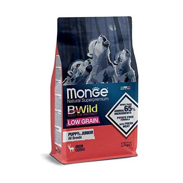Monge BWild Low Grain Puppy Junior Cervo 2,5kg Monge BWild Low Grain Puppy Junior Cervo 2,5kg